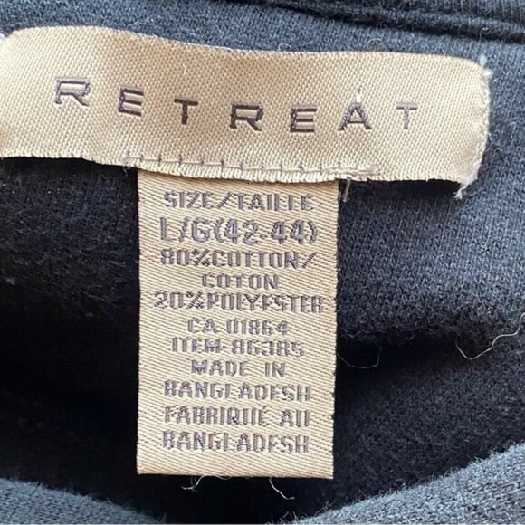 Vintage Black and Blue Wolf Graphic Hoodie - Picture 9 of 15